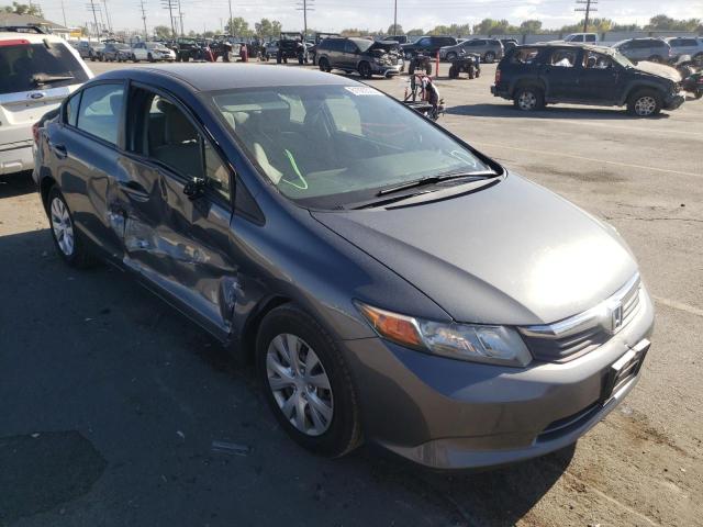 HONDA CIVIC LX 2012 with VIN 19XFB2F51CE374468 - Photo from auction