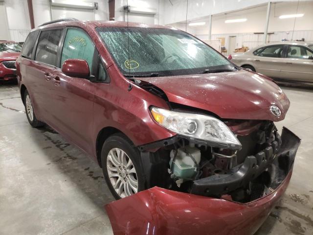 TOYOTA SIENNA XLE 2011 with VIN 5TDYK3DC0BS024124 - Photo from auction