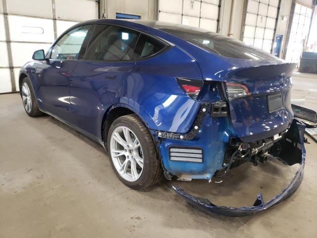Photo 3 from auction – 2020 TESLA MODEL Y with VIN 5YJYGDEE3LF032490