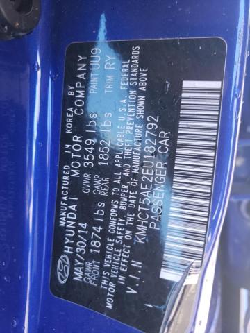 Photo 10 from auction – 2014 HYUNDAI ACCENT GLS with VIN KMHCT5AE2EU182792