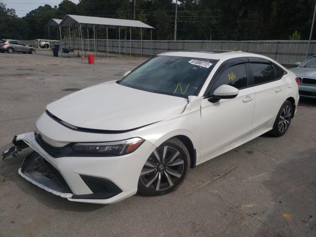 Photo 2 from auction – 2022 HONDA CIVIC EX with VIN JHMFE1F70NX004505