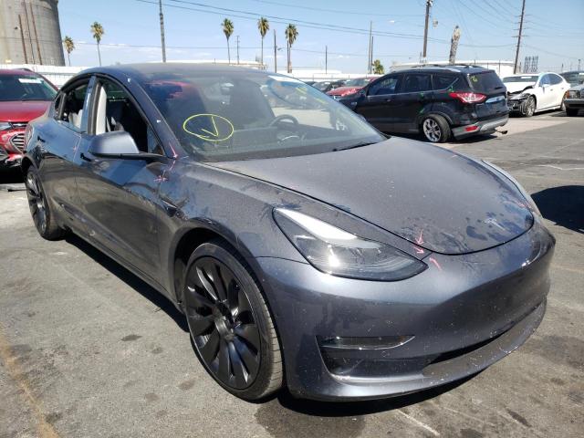 TESLA MODEL 3 2022 with VIN 5YJ3E1EC6NF209324 - Photo from auction