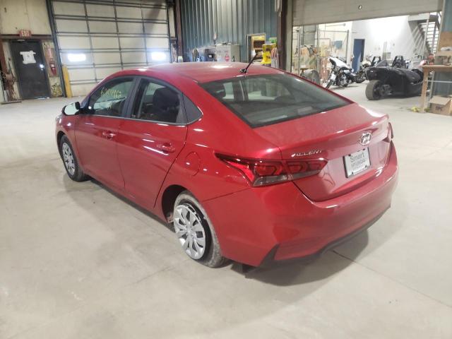 Photo 3 from auction – 2022 HYUNDAI ACCENT SE with VIN 3KPC24A63NE182602