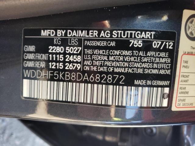 Photo 10 from auction – 2013 MERCEDES-BENZ E 350 with VIN WDDHF5KB8DA682872