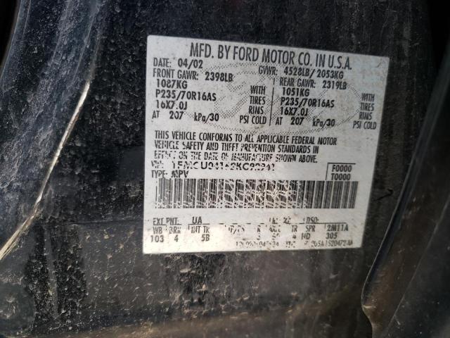Photo 10 from auction – 2002 FORD ESCAPE XLT with VIN 1FMCU04162KC92941