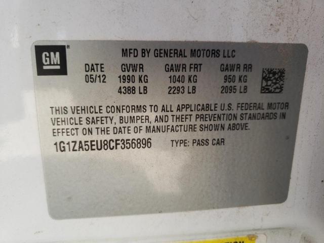 Photo 10 from auction – 2012 CHEVROLET MALIBU LS with VIN 1G1ZA5EU8CF356896
