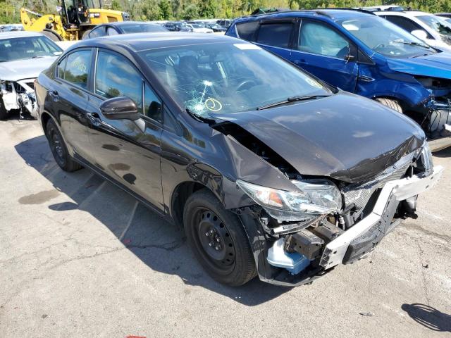 HONDA CIVIC LX 2014 with VIN 2HGFB2F57EH557916 - Photo from auction