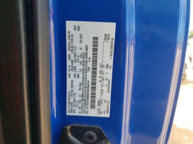Photo 10 from auction – 2019 FORD F150 SUPER with VIN 1FTEX1EB9KKD59419
