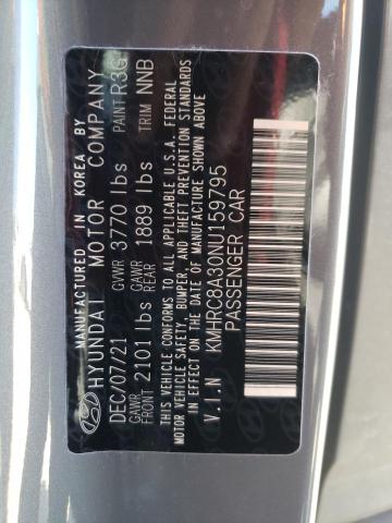 Photo 10 from auction – 2022 HYUNDAI VENUE SEL with VIN KMHRC8A30NU159795