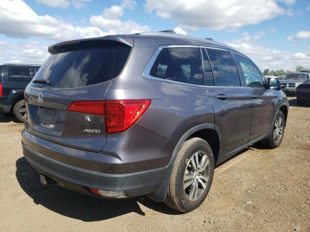 Photo 4 from auction – 2017 HONDA PILOT EXL with VIN 5FNYF6H54HB021225