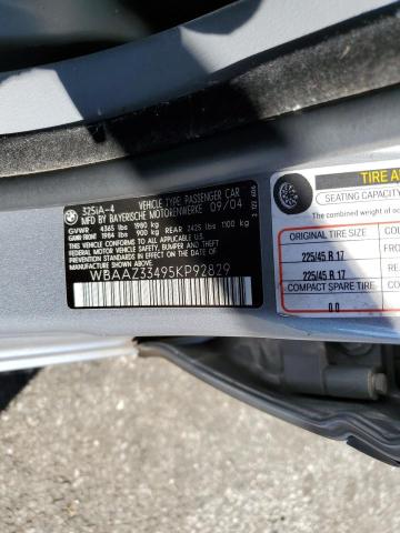 Photo 10 from auction – 2005 BMW 325 IS SUL with VIN WBAAZ33495KP92829