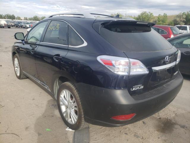 Photo 3 from auction – 2010 LEXUS RX 450 with VIN JTJBC1BA4A2415725