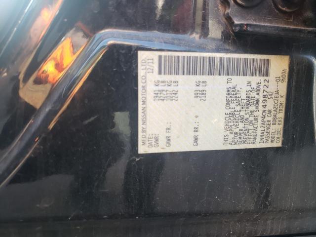 Photo 10 from auction – 2012 NISSAN ALTIMA BAS with VIN 1N4AL2AP4CN498722