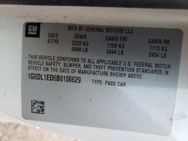 Photo 10 from auction – 2011 CADILLAC CTS with VIN 1G6DL1ED6B0106629