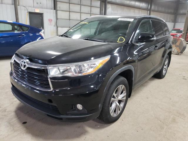 Photo 2 from auction – 2014 TOYOTA HIGHLANDER with VIN 5TDJKRFHXES061375