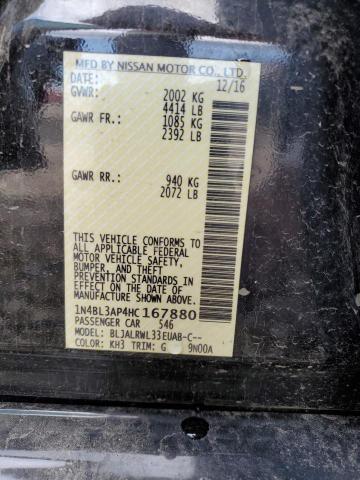 Photo 10 from auction – 2017 NISSAN ALTIMA 3.5 with VIN 1N4BL3AP4HC167880