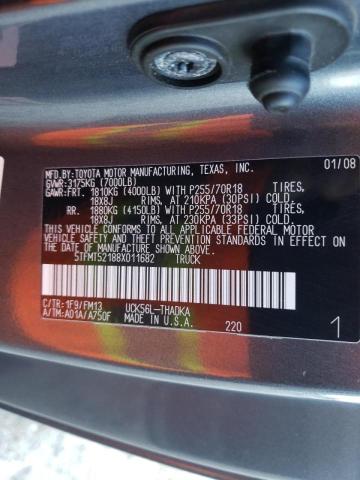 Photo 10 from auction – 2008 TOYOTA TUNDRA with VIN 5TFMT52188X011682