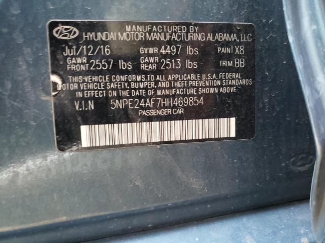 Photo 10 from auction – 2017 HYUNDAI SONATA SE with VIN 5NPE24AF7HH469854