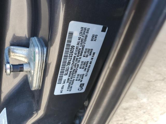 Photo 10 from auction – 2009 PONTIAC G8 GT with VIN 6G2EC57Y49L178776