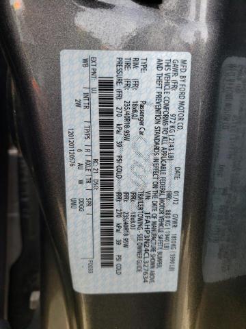 Photo 10 from auction – 2012 FORD FOCUS TITA with VIN 1FAHP3N24CL327634