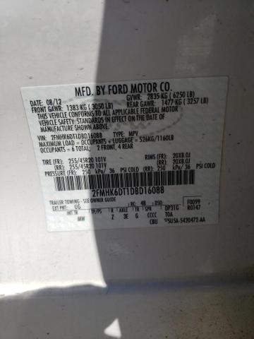 Photo 10 from auction – 2013 FORD FLEX LIMIT with VIN 2FMHK6DT1DBD16088