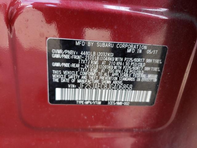 Photo 10 from auction – 2018 SUBARU FORESTER 2 with VIN JF2SJAEC8JG406858