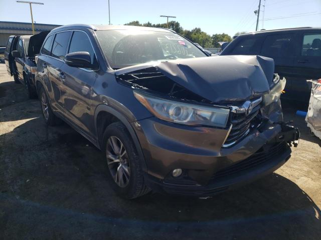 TOYOTA HIGHLANDER 2015 with VIN 5TDKKRFH9FS071594 - Photo from auction