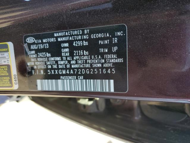 Photo 10 from auction – 2013 KIA OPTIMA HYB with VIN 5XXGM4A72DG251645