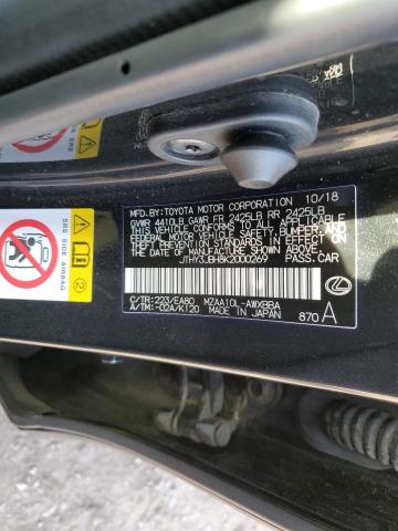 Photo 10 from auction – 2019 LEXUS UX 200 with VIN JTHY3JBH8K2000269