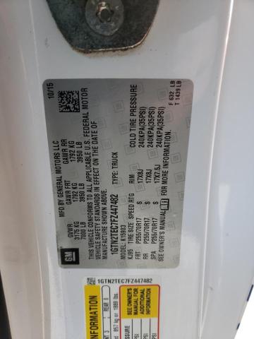 Photo 10 from auction – 2015 GMC SIERRA K15 with VIN 1GTN2TEC7FZ447482