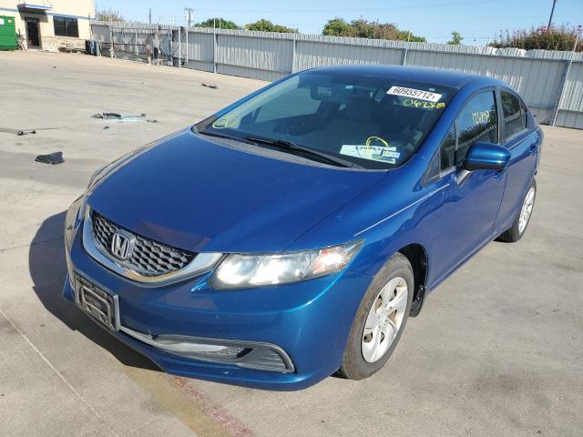 Photo 2 from auction – 2014 HONDA CIVIC LX with VIN 19XFB2F5XEE062829
