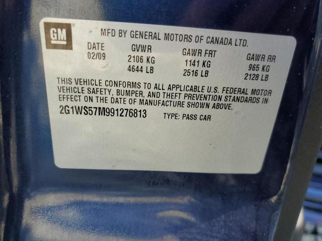 Photo 10 from auction – 2009 CHEVROLET IMPALA with VIN 2G1WS57M991276813