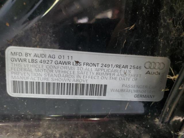 Фото 10 с аукциона – 2011 AUDI A4 PREMIUM с VIN WAUBFAFL9BN041499
