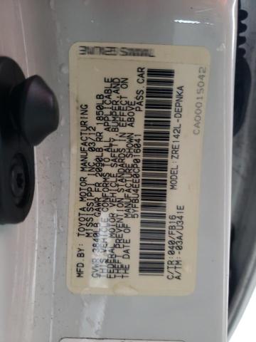 Photo 10 from auction – 2012 TOYOTA COROLLA BA with VIN 5YFBU4EE0CP016041