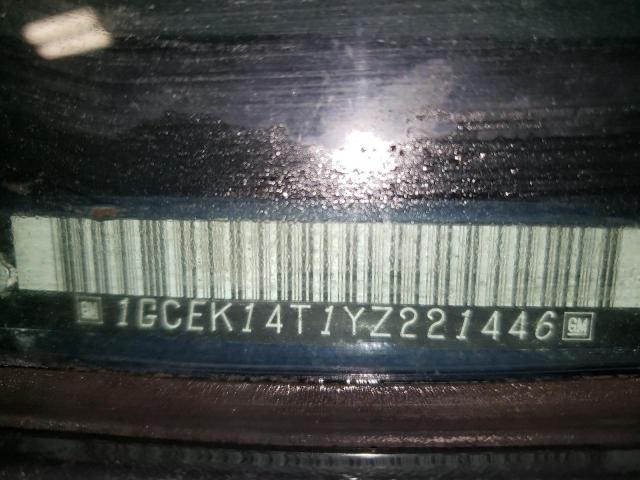 Photo 10 from auction – 2000 CHEVROLET SILVERADO with VIN 1GCEK14T1YZ221446