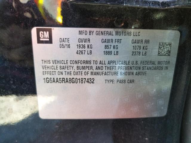 Photo 10 from auction – 2016 CADILLAC ATS with VIN 1G6AA5RA8G0187432