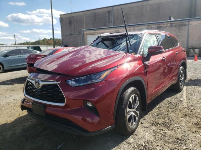 Photo 2 from auction – 2021 TOYOTA HIGHLANDER with VIN 5TDHZRBHXMS071791