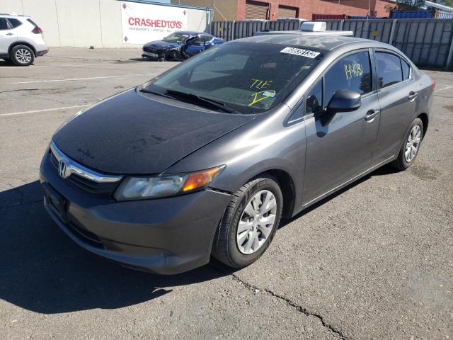 Photo 2 from auction – 2012 HONDA CIVIC LX with VIN 2HGFB2F56CH568872