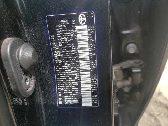 Photo 10 from auction – 2020 TOYOTA COROLLA LE with VIN 5YFEPRAE8LP123832
