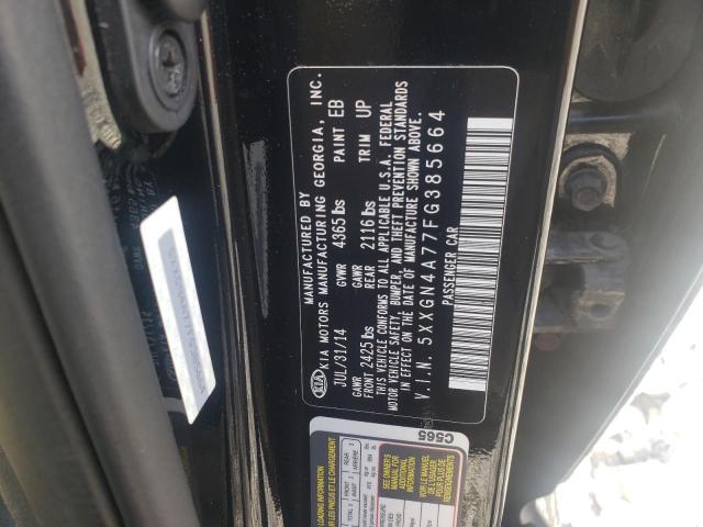 Photo 10 from auction – 2015 KIA OPTIMA EX with VIN 5XXGN4A77FG385664