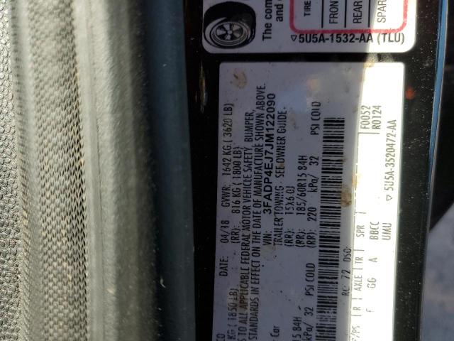 Photo 10 from auction – 2018 FORD FIESTA SE with VIN 3FADP4EJ7JM122090