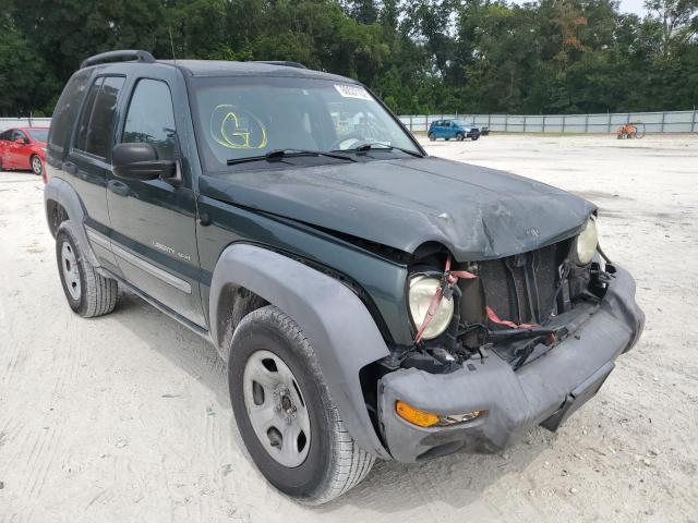 Photo 1 from auction – 2002 JEEP LIBERTY SP with VIN 1J4GL48K92W157359