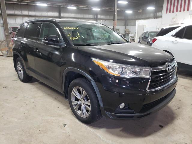 TOYOTA HIGHLANDER 2014 with VIN 5TDJKRFHXES061375 - Photo from auction