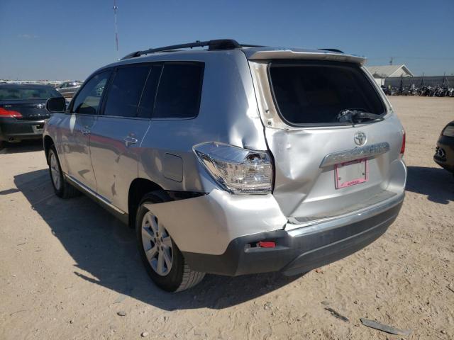 Photo 3 from auction – 2013 TOYOTA HIGHLANDER with VIN 5TDZA3EH1DS032270