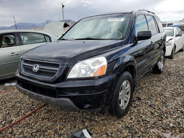 Photo 2 from auction – 2005 HONDA PILOT EXL with VIN 2HKYF18555H548285