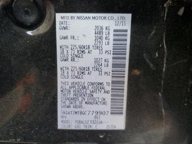Photo 10 from auction – 2016 NISSAN ROGUE S with VIN 5N1AT2MT8GC779907