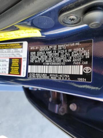 Photo 10 from auction – 2013 TOYOTA AVALON BAS with VIN 4T1BK1EB9DU065152