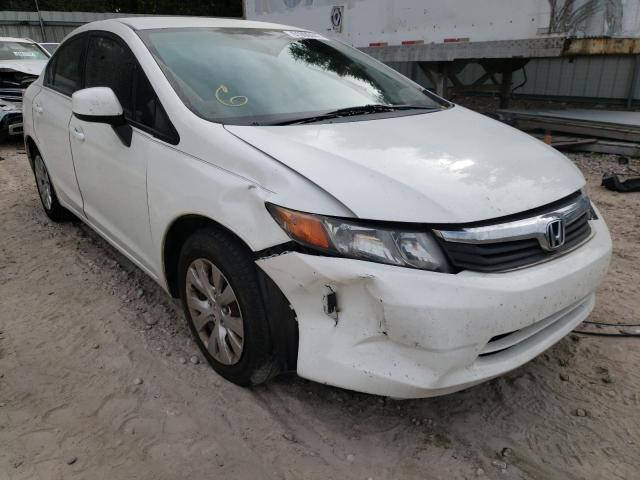 HONDA CIVIC LX 2012 with VIN 2HGFB2F53CH610852 - Photo from auction