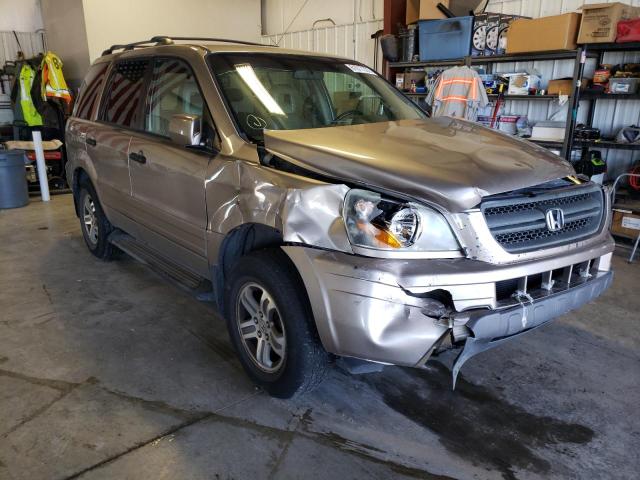 HONDA PILOT EXL 2004 with VIN 2HKYF18754H619064 - Photo from auction