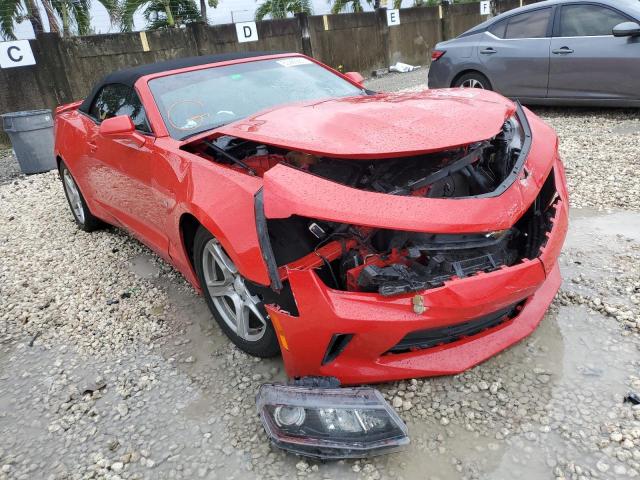 CHEVROLET CAMARO LT 2018 with VIN 1G1FB3DX5J0128175 - Photo from auction